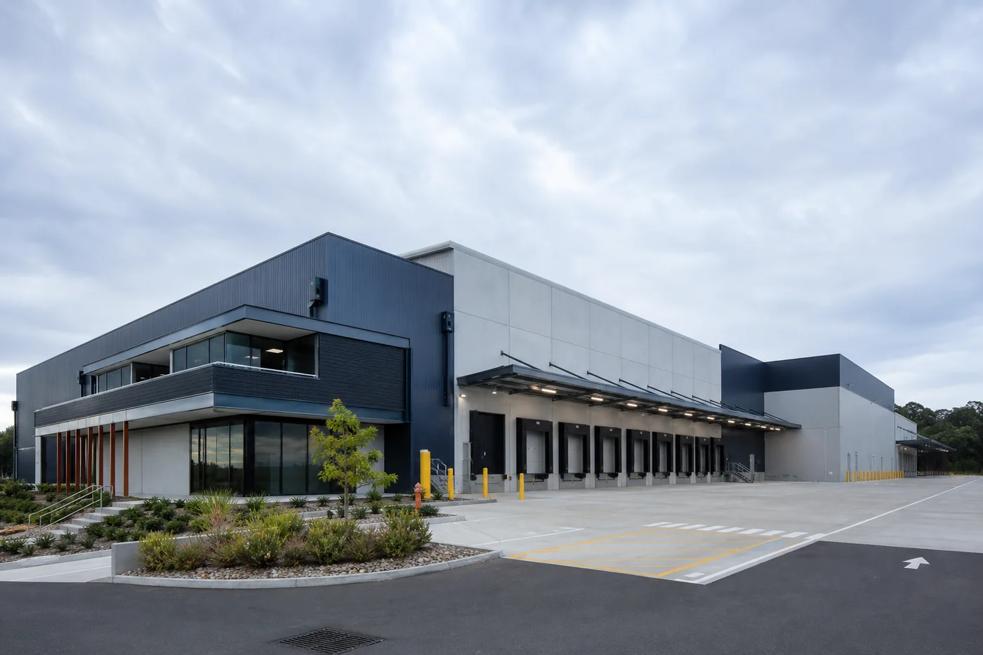Modern cold storage and distribution facility